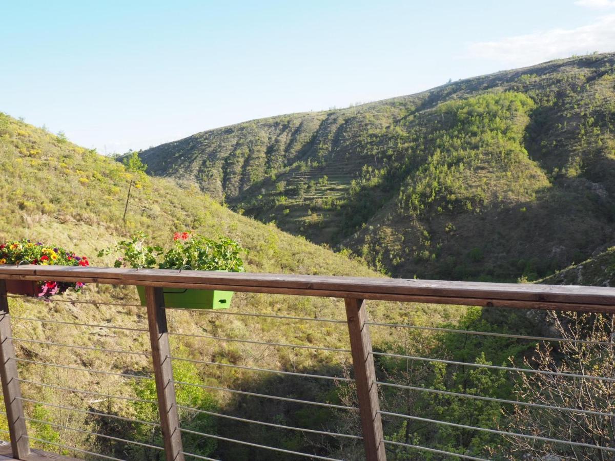 Chalet Sur Pilotis Avec Piscine Privee Luceram ภายนอก รูปภาพ