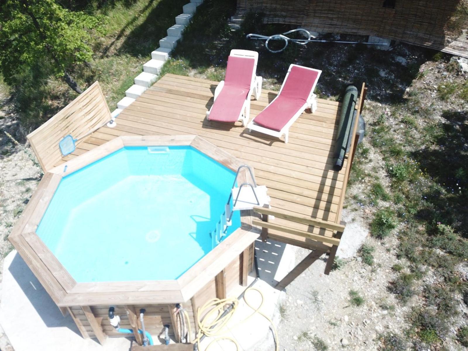 Chalet Sur Pilotis Avec Piscine Privee Luceram ภายนอก รูปภาพ